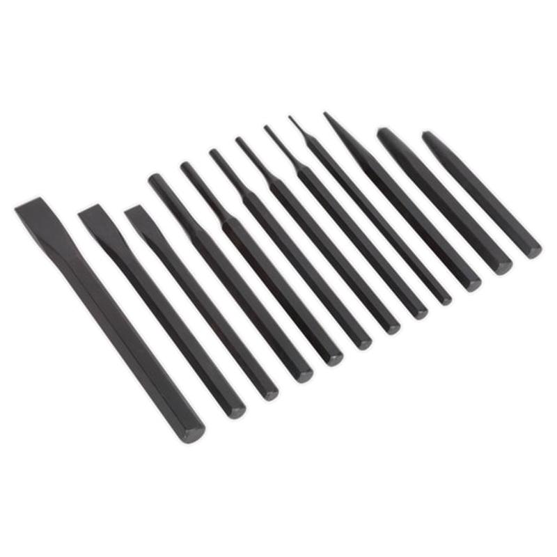 Sealey S0802 Punch & Chisel Set 12pc