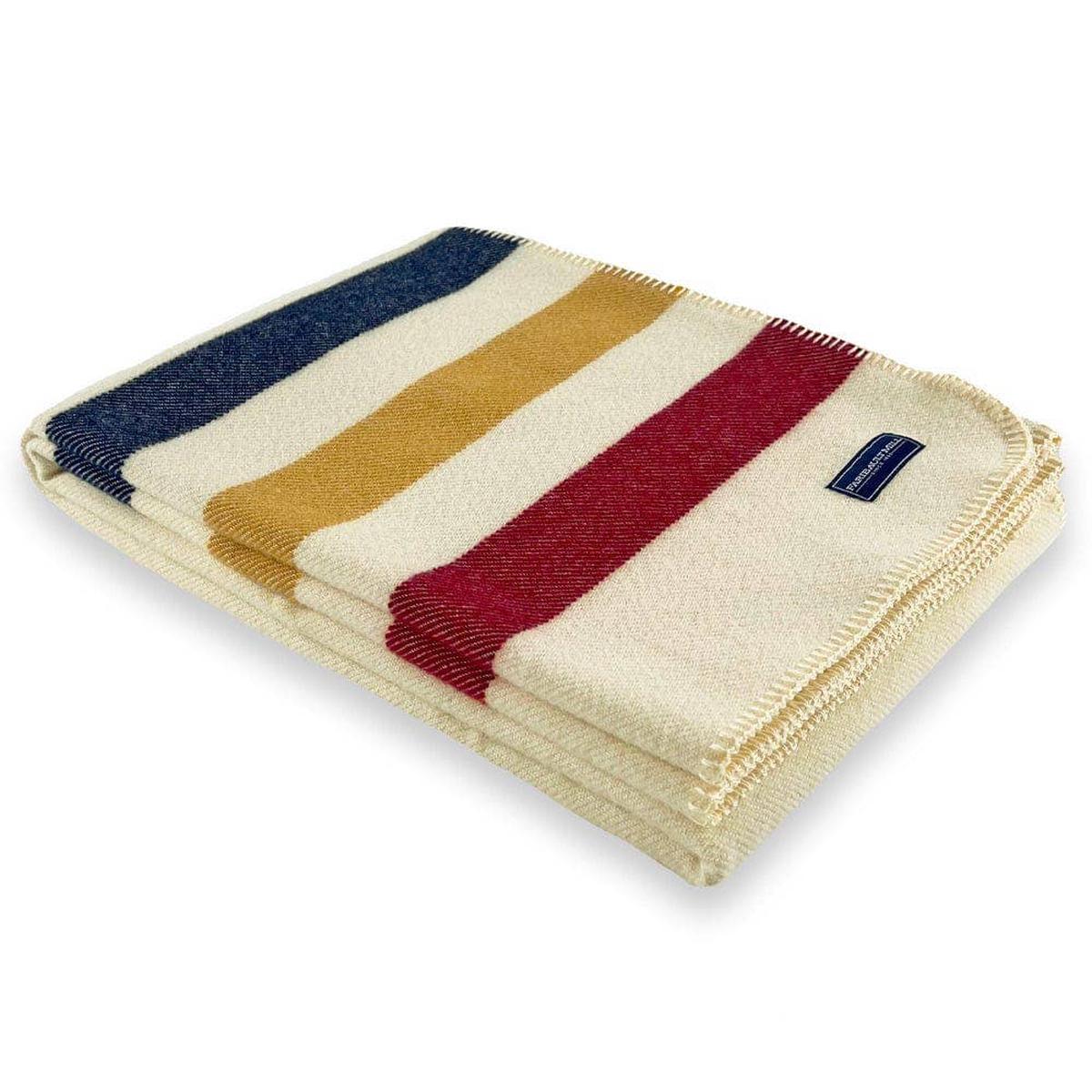 Frontier Wool Throw Blanket